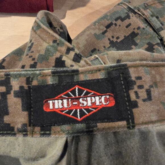 Tru-Spec sz L Woodland MARPAT (Marine Pattern) camo combat utility trousers - Picture 6 of 9